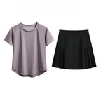 2Pcs Tennis Skirt Set