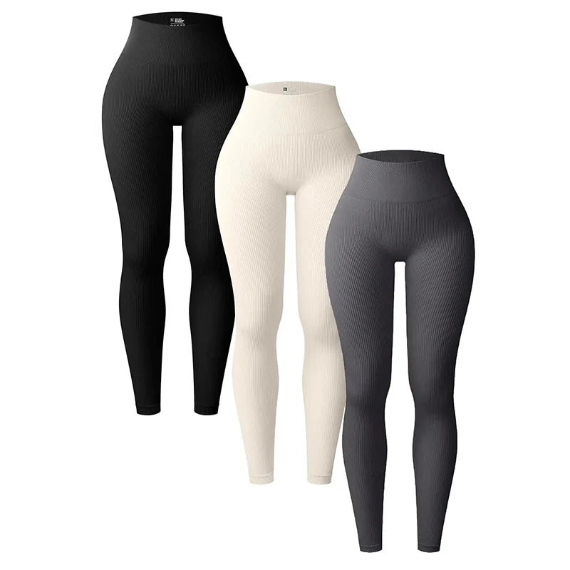 Seamless Knitted Yoga Pants