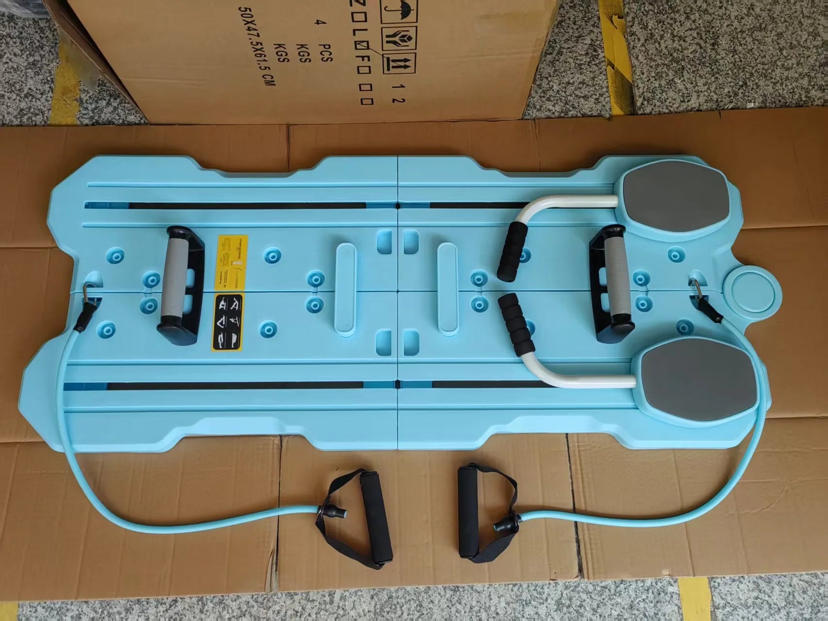 Supine Board Fitness Board Automatic Rebound Abdominal Wheel