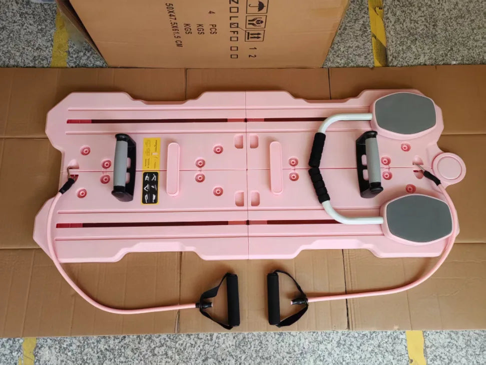 Supine Board Fitness Board Automatic Rebound Abdominal Wheel