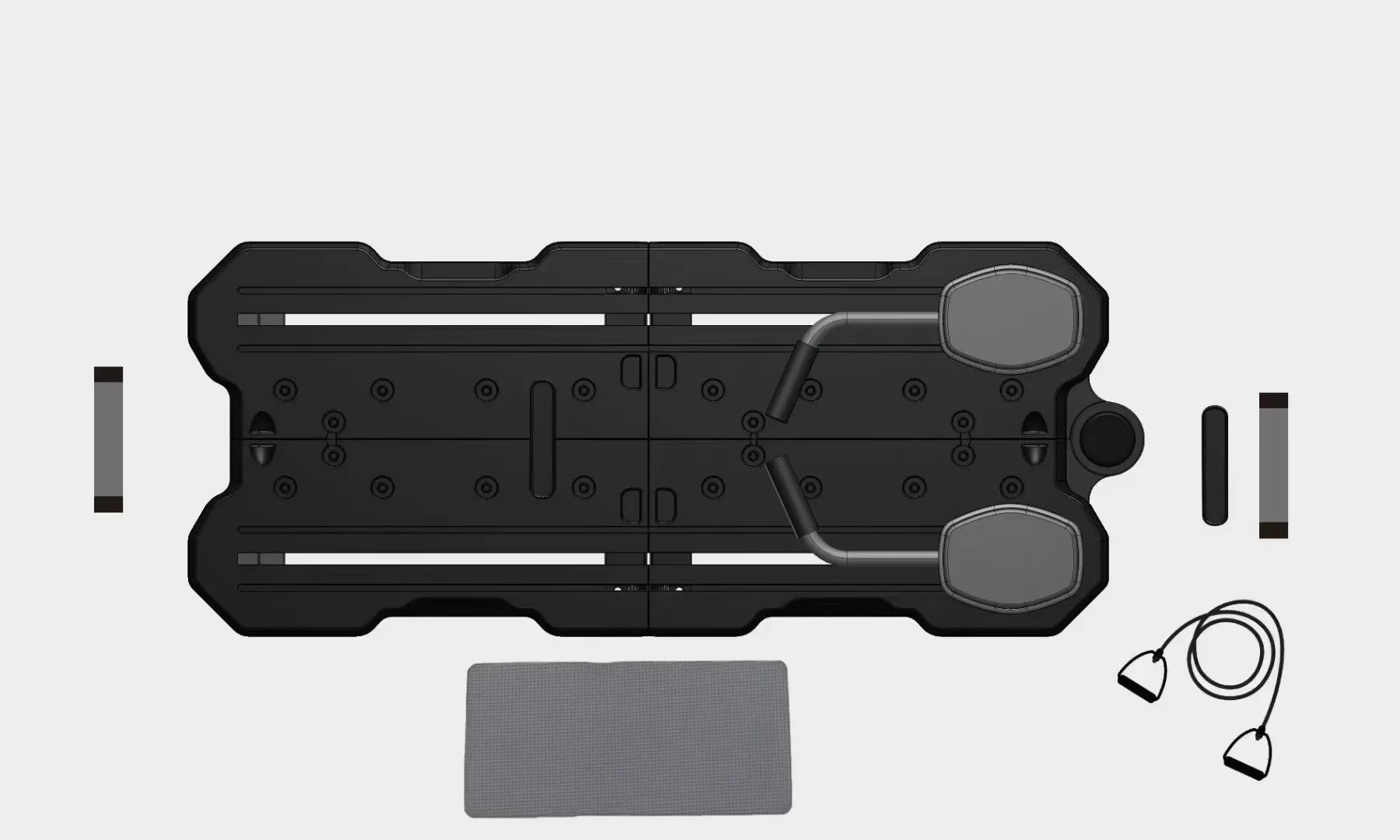 Supine Board Fitness Board Automatic Rebound Abdominal Wheel