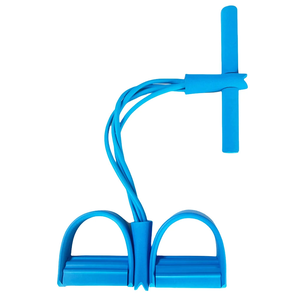 4-Tube Pedal Resistance Band Fitness Tube Pedal Ankle Puller