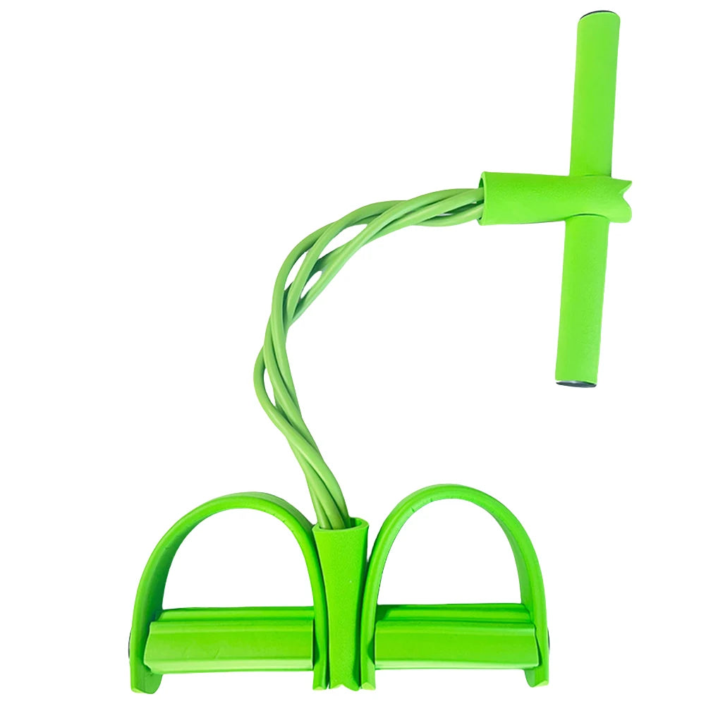 4-Tube Pedal Resistance Band Fitness Tube Pedal Ankle Puller