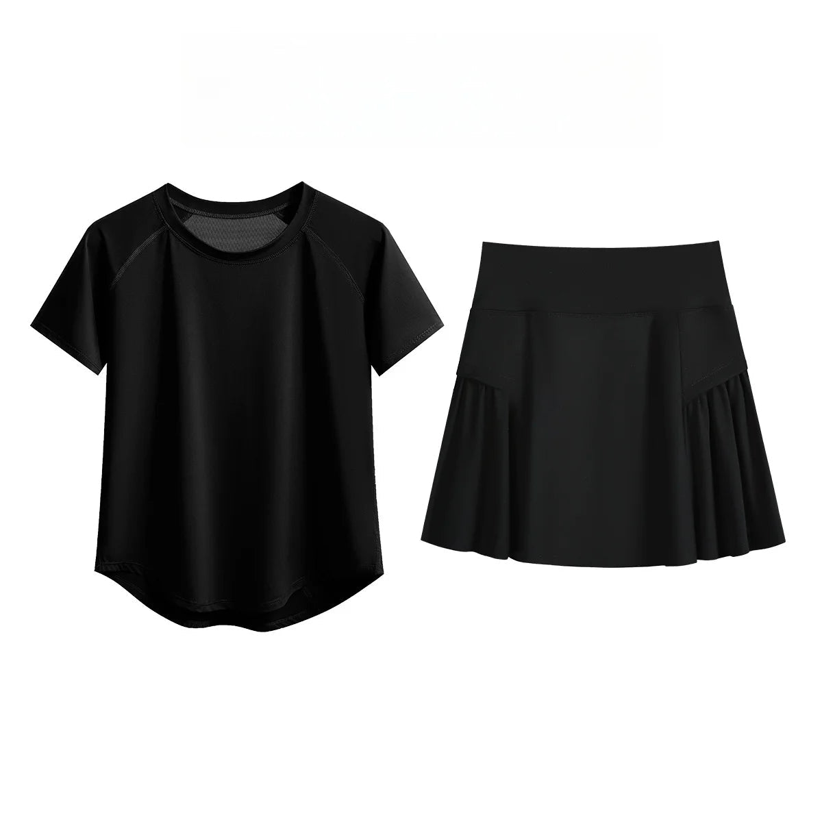 2Pcs Tennis Skirt Set